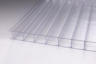 16 mm Nova-Lite Stegdreifachplatten Polycarbonat klar 