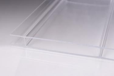 16 mm Stegplatten  "Vertica 96 mm" glasklar 