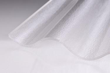 Acryl Sinuswelle 76/18 C-Struktur klar 