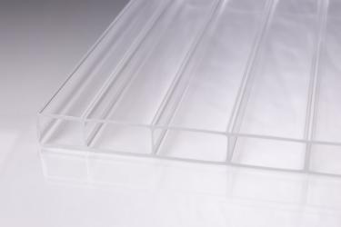 16 mm Stegplatten aus Acrylglas 16/32 glasklar 