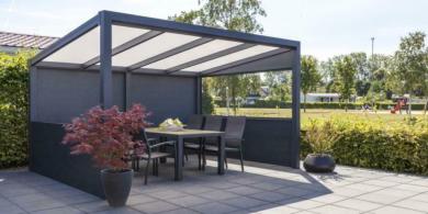 Alu Terrassendach freistehend RIBOLLA 6060 mm x 3500 mm 