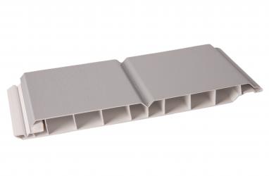 PVC Paneel 17 mm stark Silbergrau 