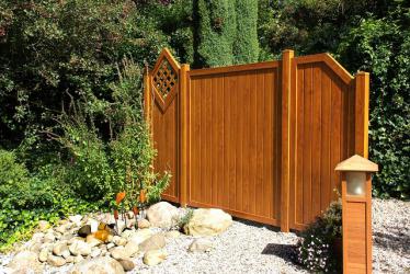 BasicLine Sichtschutz Typ A150 Holzdekor 150x180 cm 