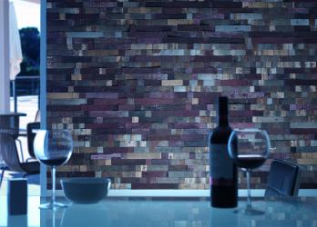 Nature Holzplatte Weinfass Merlot 