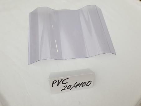 Lichtplatten PVC 1,4 mm Trapezprofil 20/1100 