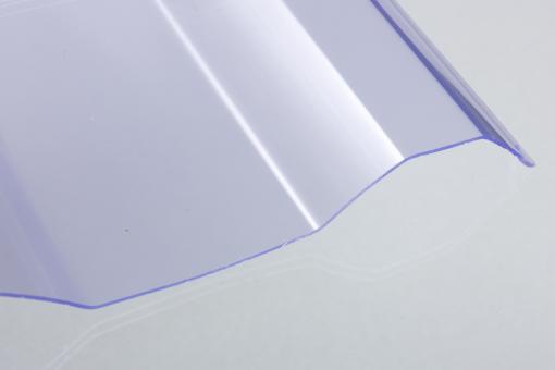 Lichtplatten PVC W20/1100 Trapezprofil 1,4mm klar 