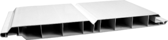 PVC Paneel  17 mm stark Weiß 