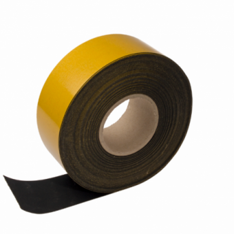 EPDM-Fassadenfugenband, schwarz, selbstklebend 